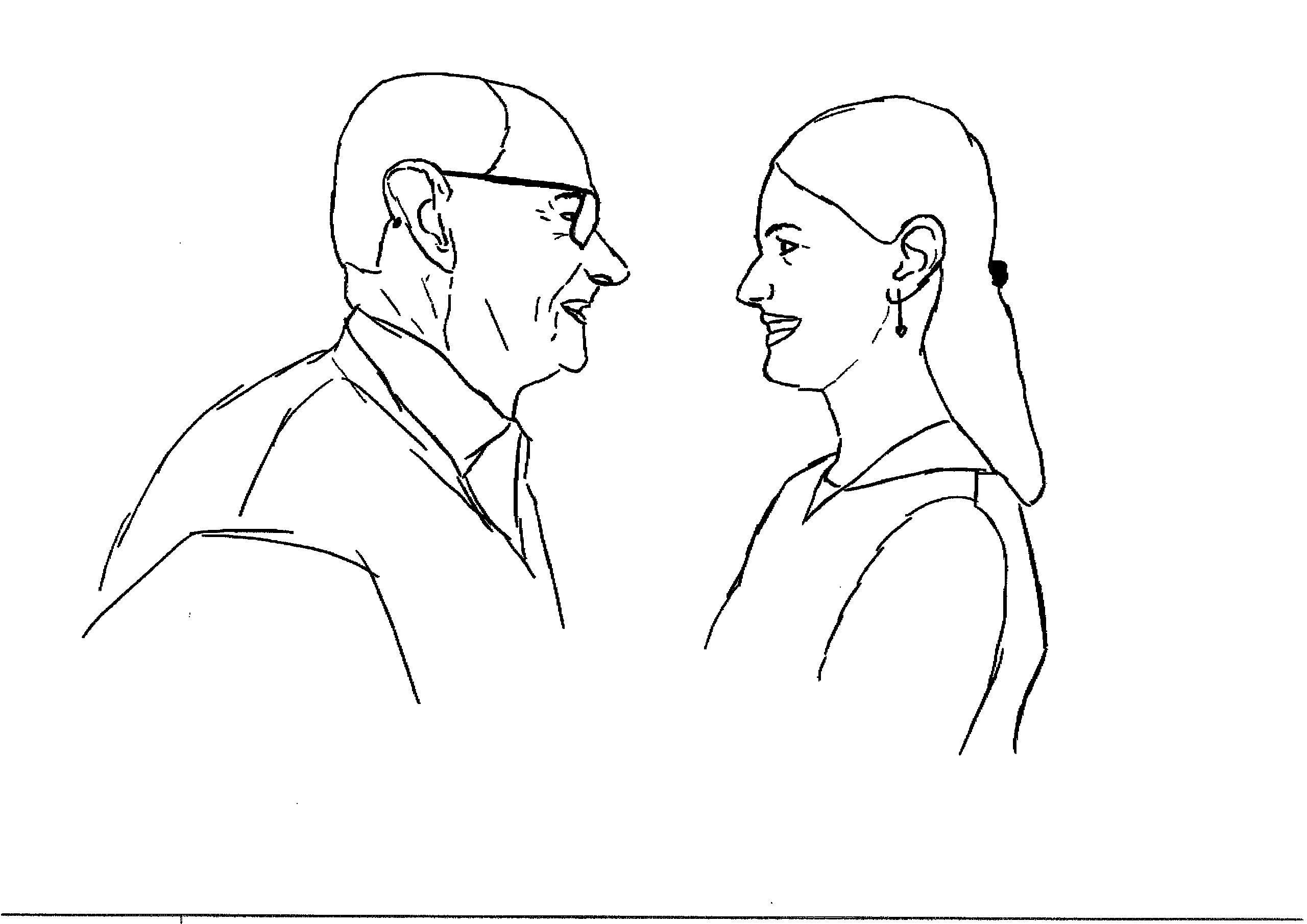 Wir begegnen uns auf Augenhöhe, trotz des grossen Altersunterschieds