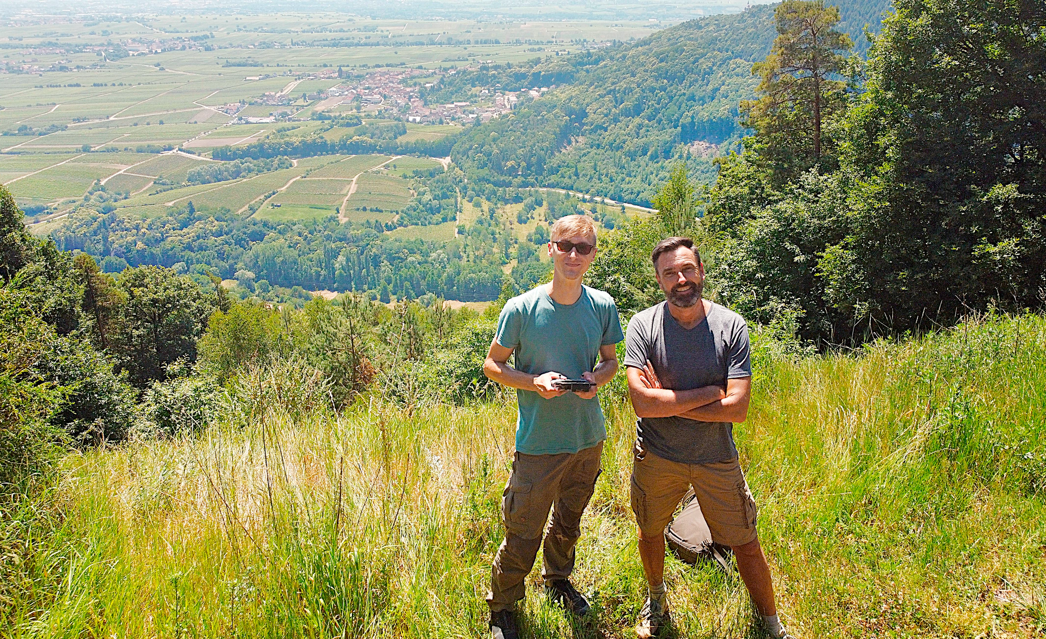 Erstautor Ken Mauser und Carsten Brühl von der RPTU in Landau in der Südpfalz. Foto: RPTU